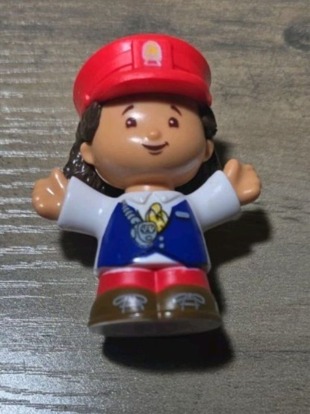 FISHER PRICE LITTLE PEOPLE TRAIN CONDUCTOR REPLACEMENT CHOO CHOO ZOO FIGURE 2016